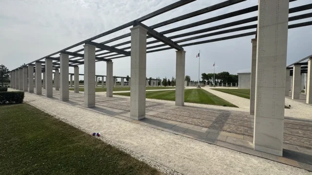 Ver Sur Mer Memorial Pillars